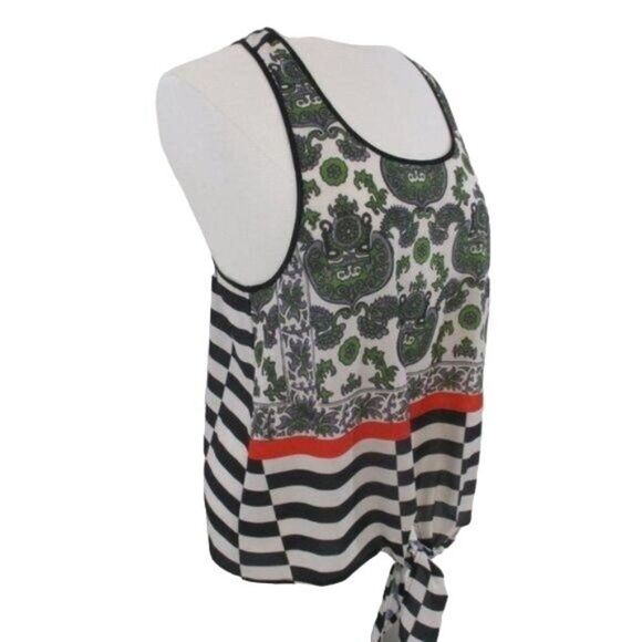 Clover Canyon Front Tie Sleeveless Top XS - Picture 2 of 6